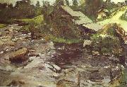 Valentin Serov Watermill in Finland Germany oil painting artist